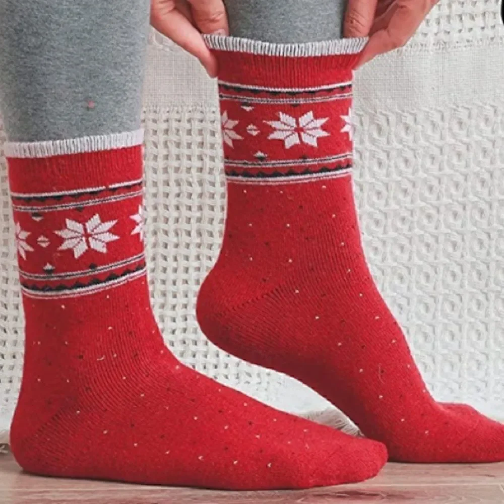 Scandinavian Style Merino Wool Blend Socks